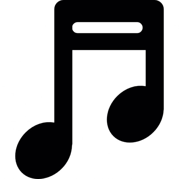 Musical quaver note Icons | Free Download