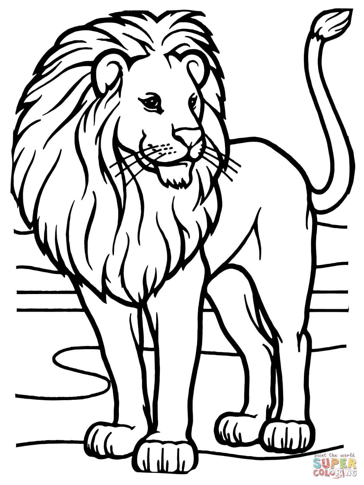 Lions coloring pages | Free Coloring Pages
