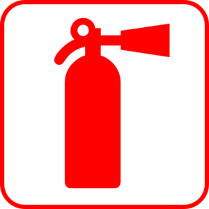 Fire extinguisher icon clipart