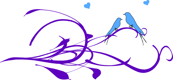Love birds clipart wedding