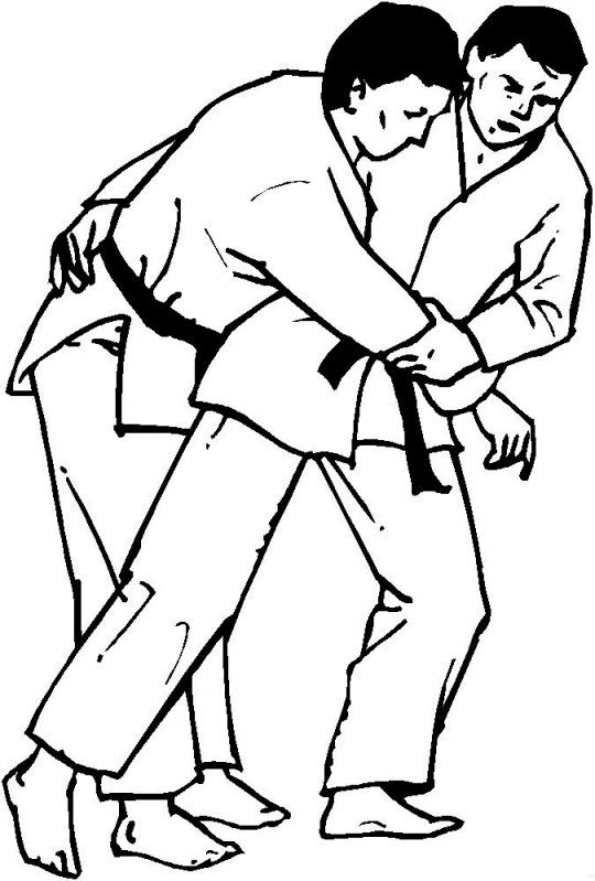 Coloring Page - Judo coloring pages 21