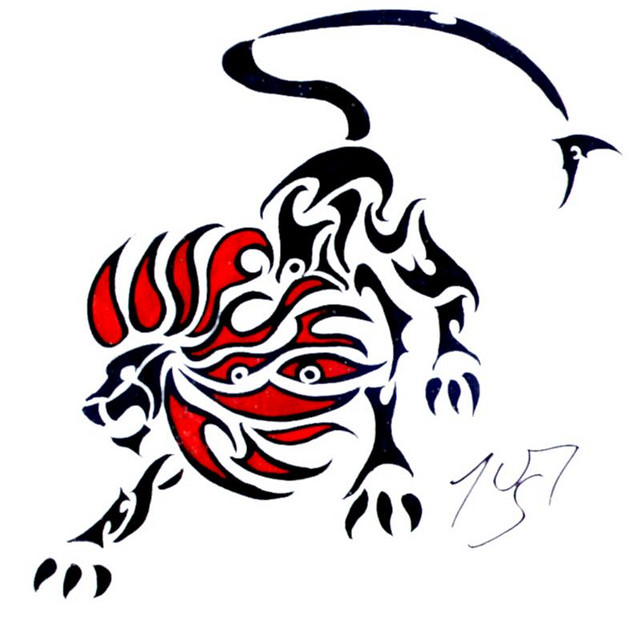Black Lion Tattoo Sample: Real Photo, Pictures, Images and ...