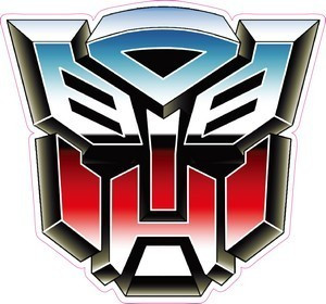 Transformers Logo Sticker (D201) - modSticker.com