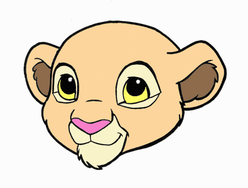 Lion king head clipart