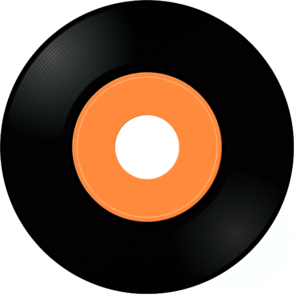 45 Record Album - vector Clip Art