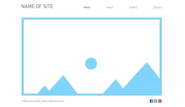 Blank Website Templates For Creative Minds | WIX