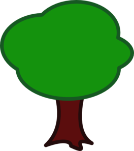 Cartoon Tree Clip Art - vector clip art online ...
