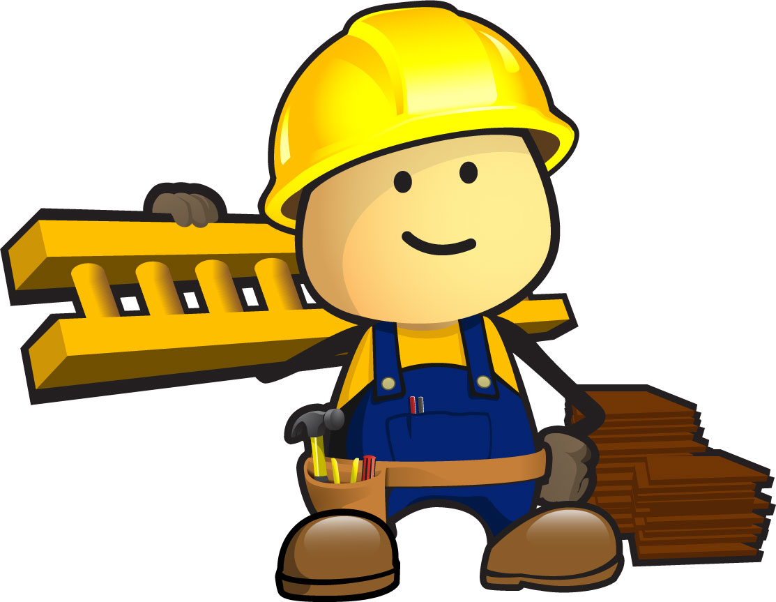 Cartoon contractor clipart