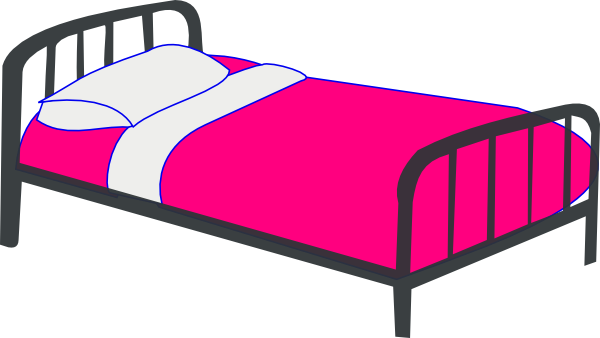 Cartoon bed clipart