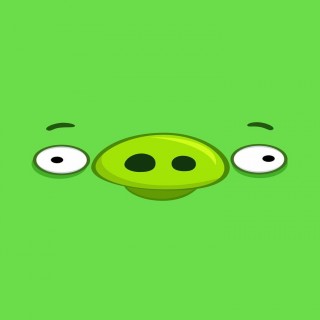 Angry Birds Pig Big Face Cartoon Parallax Wallpapers For IPhone ...