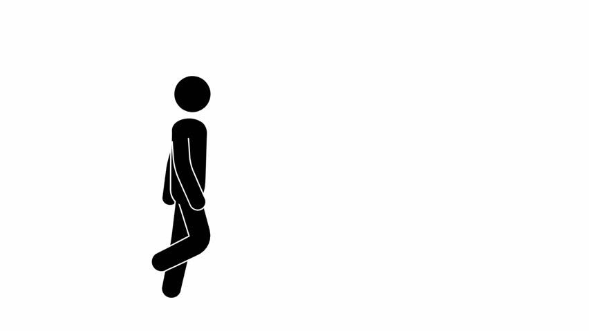 Pictogram man walking. - Shutterstock #7514587 - Footage123.com