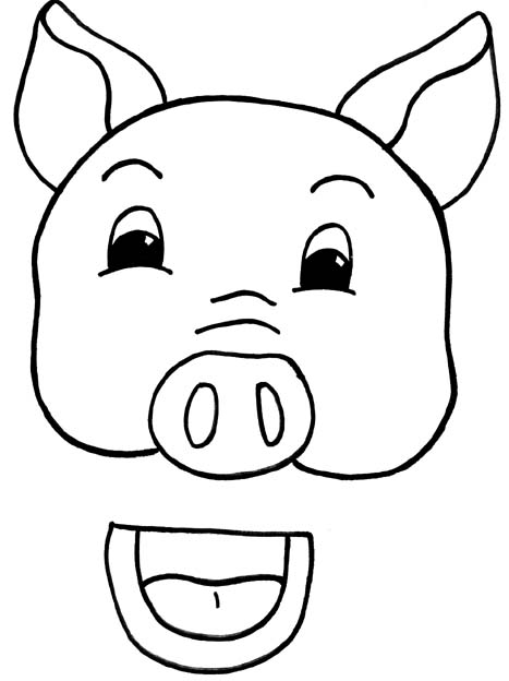 Best Photos of Pig Pattern For Preschool - Preschool Pig Pattern ...