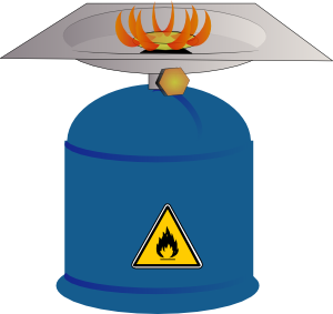 Camping Gas Burner clip art Free Vector / 4Vector