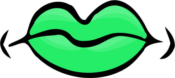 Closed mouth - vector Clip Art