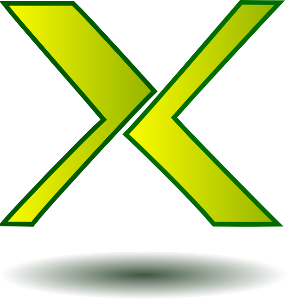 Fancy Letter X Clip Art - vector clip art online ...