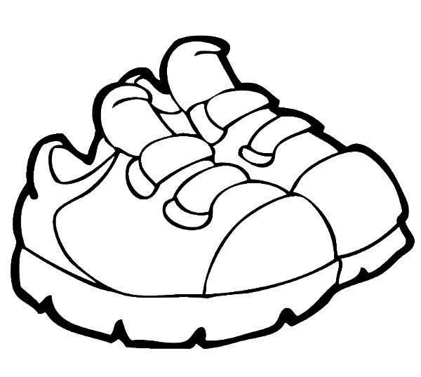 Coloring Pictures Of Shoes - ClipArt Best