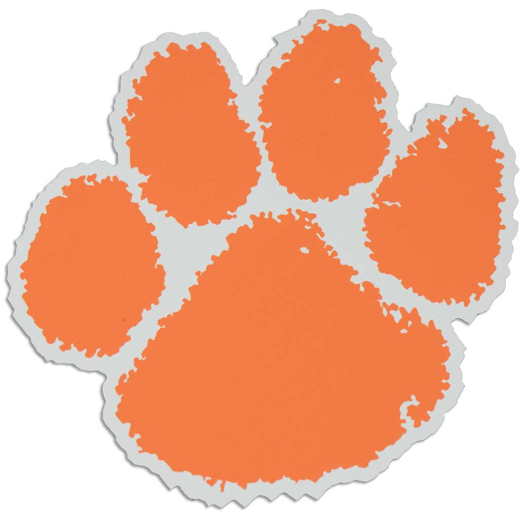 Clemson Tiger Logo Wall Art