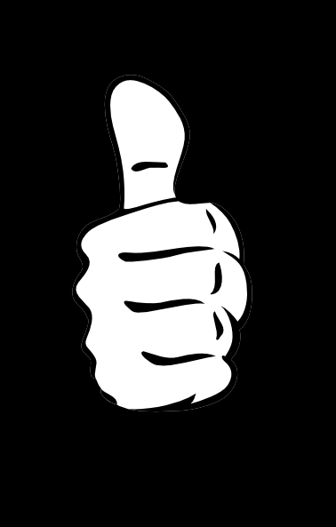 Thumbs Up clip art - vector clip art online, royalty free & public ...