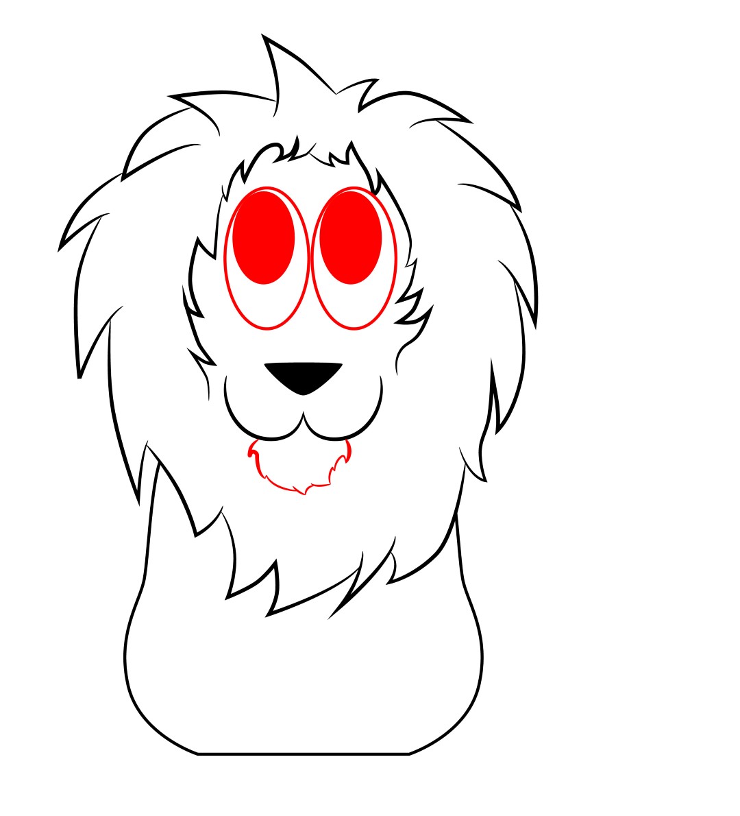 How To Draw A Cartoon Lion | Draw Central