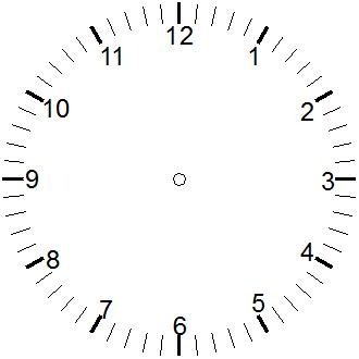Blank Clock Faces