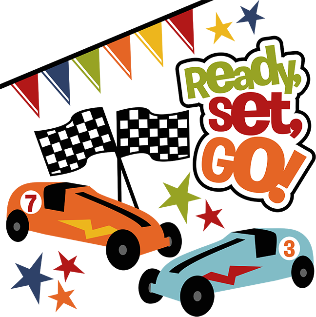 Ready Set Go! SVG pinewood derby svg file car svg file race car ...