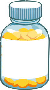 Clipart medication bottle