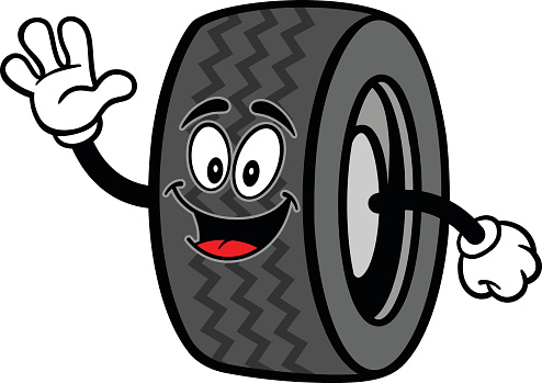 Spare Tire Clip Art, Vector Images &amp; Illustrations