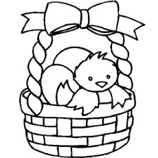 Top 10 Free Printable Easter Basket Coloring Pages Online