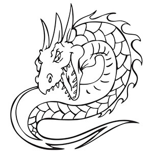 Free Printable Dragon Coloring Pages for Kids