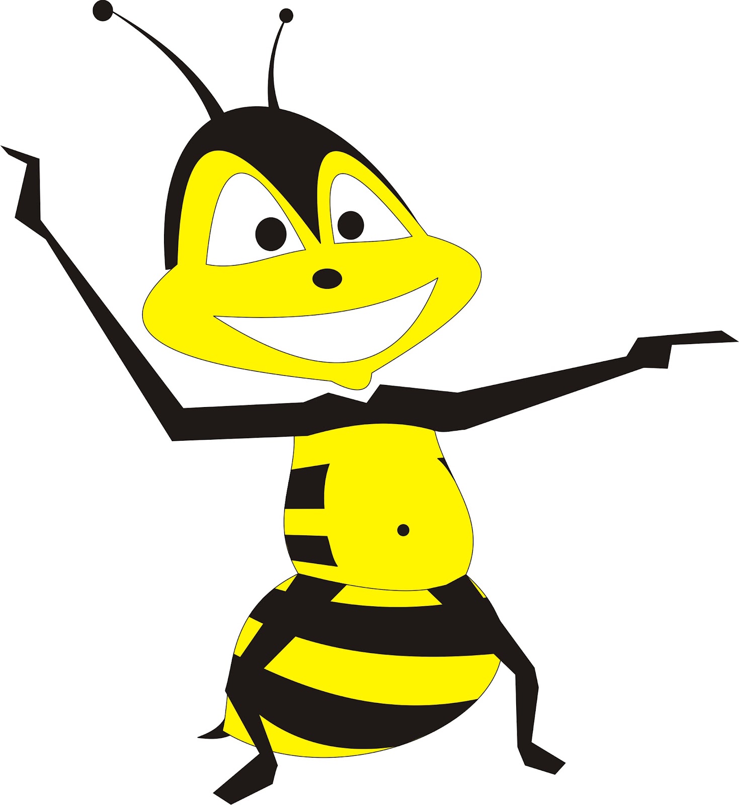 Gambar Lebah Kartun - ClipArt Best