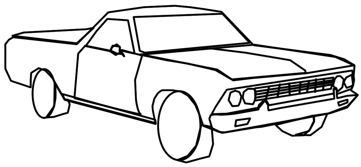 Chevrolet Realistic Art, Pencil Drawing Images