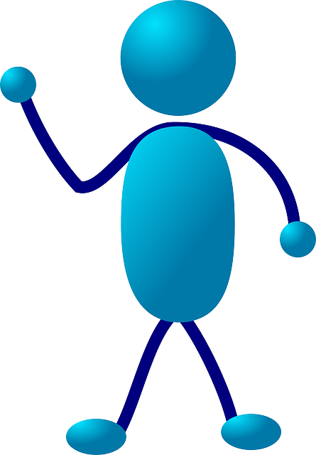 BLUE, SIMPLE, STICK, MAN, MEN, STICKMAN - Public Domain Pictures ...