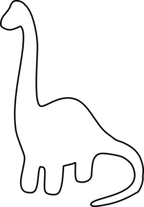 Long Neck Dinosaur Clipart