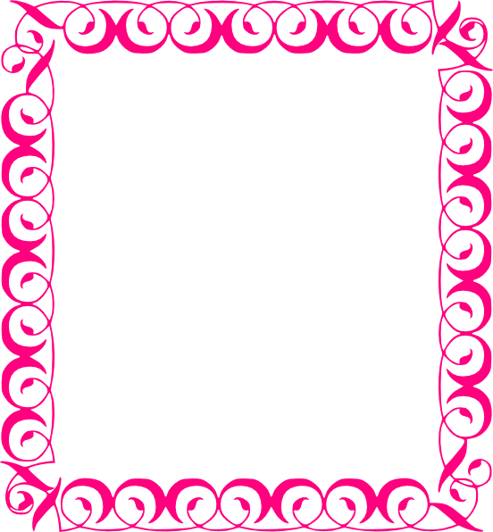 Red Fancy Borders Clipart