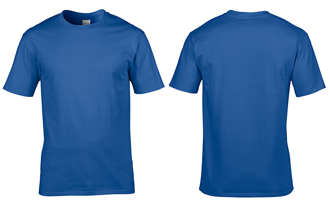 Gildan T-shirt Blue - ClipArt Best