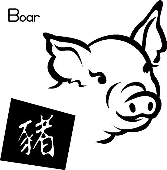 Pig head clip art