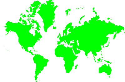 Map of world clipart