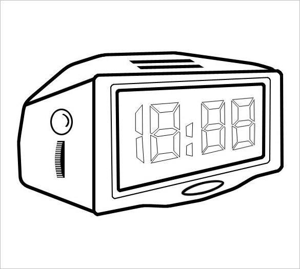 9+ Printable Clock Templates – Free Word, PDF Format Download ...