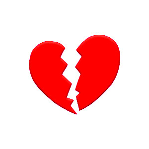 Clip art broken heart