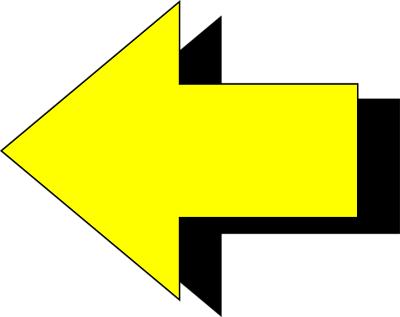 Arrow pointing left clipart