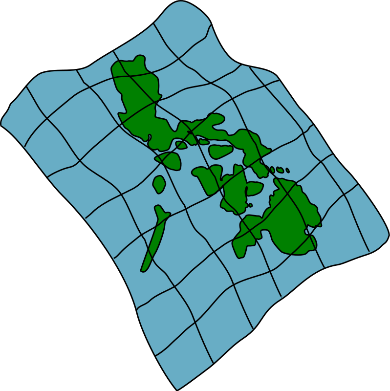 Clip art of map