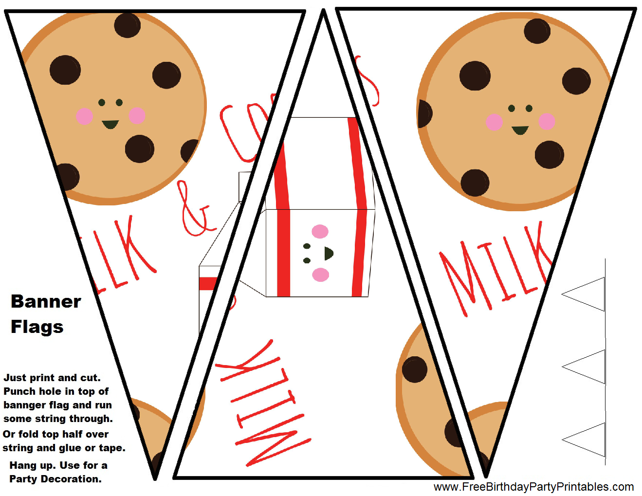 DIY Birthday Blog: Free DIY Milk And Cookie Birthday Party ...