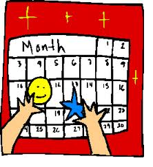 Clipart school calender images
