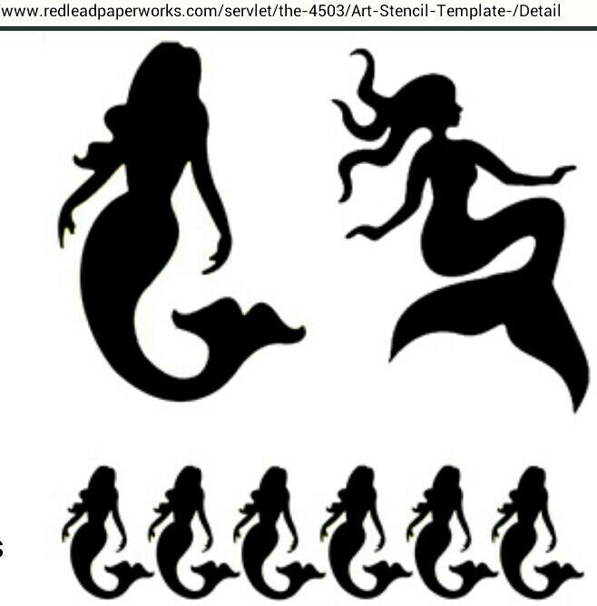 Mermaid Silhouette | Little Mermaid ...