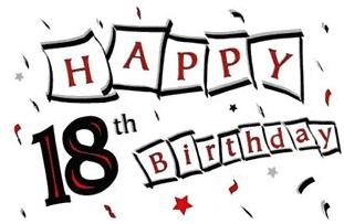 18 Birthday Clipart