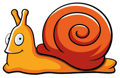 Animated snail clipart