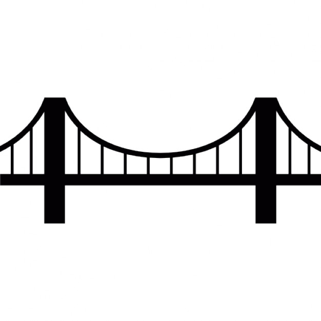 Gothic pointed bridge clip art - dbclipart.com