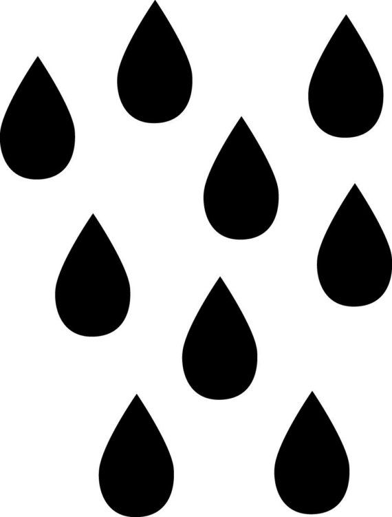 Paint pens, Rain and Stencils