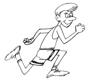 Cartoon Runners Clipart