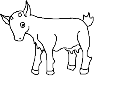 Goat Line-Art by SierraSweet on DeviantArt
